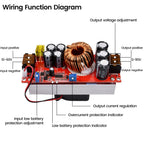 1800W DC-DC Boost Converter Module Adjustable Constant Voltage and Current Power Supply 1800W Gadgets Gizmos
