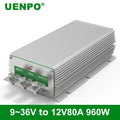 UENPO Wide Voltage Input 9-36V to 12V28V13.8V24V50A60A Voltage Regulator 30-60V to 36V DC Power Converter Inverter Transformer