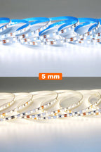5mm 8mm LED Strip 2835 DC24V 12V 120LEDs/m Home Lamp Strips Red Ice Blue Yellow Orange Pink Flexible And Cuttable Soft Lamp Bar