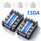 Three-phase Solid State Relay SSR 3 Phase 10A 25A 40A 60A 80A 100A 120A 150A 200A AC Control AC DC Control AC 25DA 380VAC