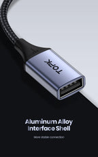 TOPK A10 USB C to USB A dapter OTG Cable Type C Male to USB 2.0 Female Cable Adapter for MacBook Pro Samsung Type-C Adapter