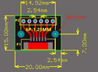 1/5PCS GH1.25 Adapter Plate 1.25 to 2.54MM Single Row, Welded GH1.25 Buckle Seat 4/6/8/10/12P