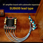 ZK-SUB600 BT Amplifier Board Module 2.0 Channel 300W+300W+Subwoofer Extension TPA3255 DC 18-50V with Subwoofer