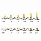 50PCS 4x4MM Push Botton Switch 4x4x1.5 /1.6/1.7/2/2.3/2.5/3/3.5/4.3mm Copper Head SMD PCB Tactile Push Button Switch 4x4x4.3mm