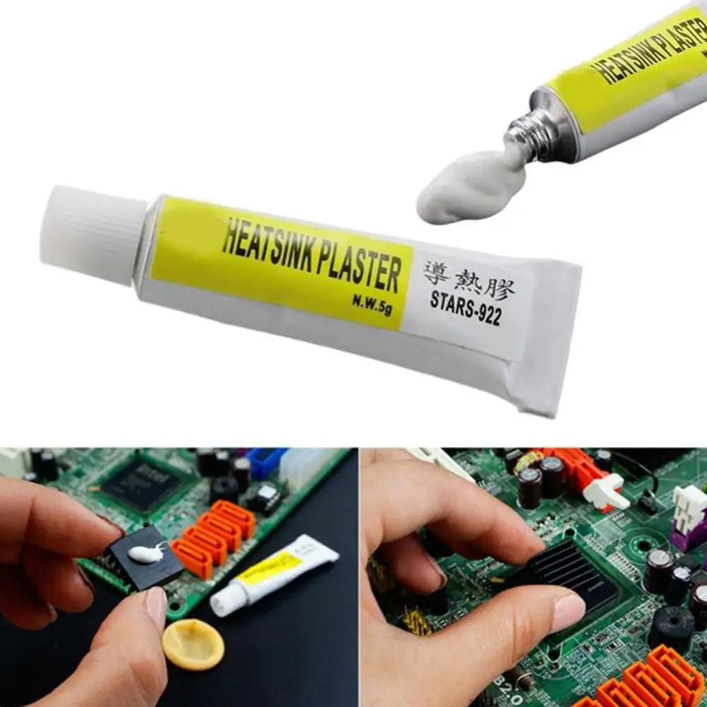 1-5pcs STARS-922 Heatsink Plaster Thermal Silicone Adhesive Cooling Paste Strong Adhesive Compound Glue For Heat Sink Sticky