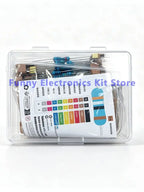 2600pcs Assorted Metal Film Resistors 130 Values 1/4W 0.25W 1% Fixed Resistor Kit for Electronics DIY Projects