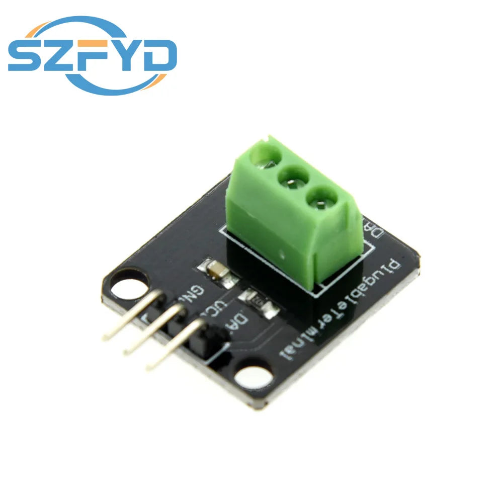 DS18B20 Temperature Sensor Module Kit Waterproof 100CM Digital Sensor Cable Stainless Steel Probe Terminal Adapter For Arduino