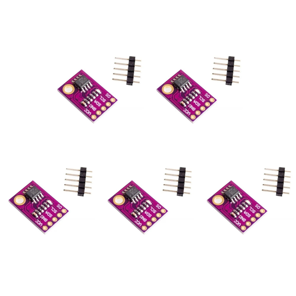 LM75 LM75A Temperature Sensor High-Speed I2C Interface High Precision Development Board Module for Temperature Measurement
