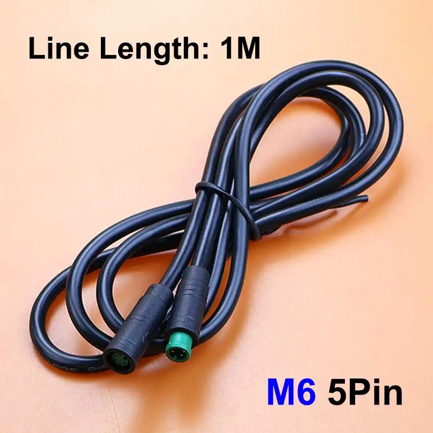 1pcs M6 M8 2 3 4 5 6 Pin Electric Bicycle Butt Joint Plug For Ebike Display Cable Male to Female Waterproof Aviation Connector
