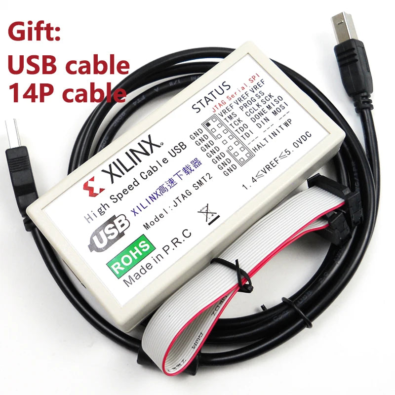 Xilinx Downloader, USB High-Speed JTAG FPGA, CPLD Programming Emulator, SMT2, Xilinx Wire, HS2