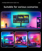 24-34 Inch USB PC LED Strip Lights Computer Sync Light Strip Monitor RGB Screen LED Backlight for Gaming Room Atmosphere Decor