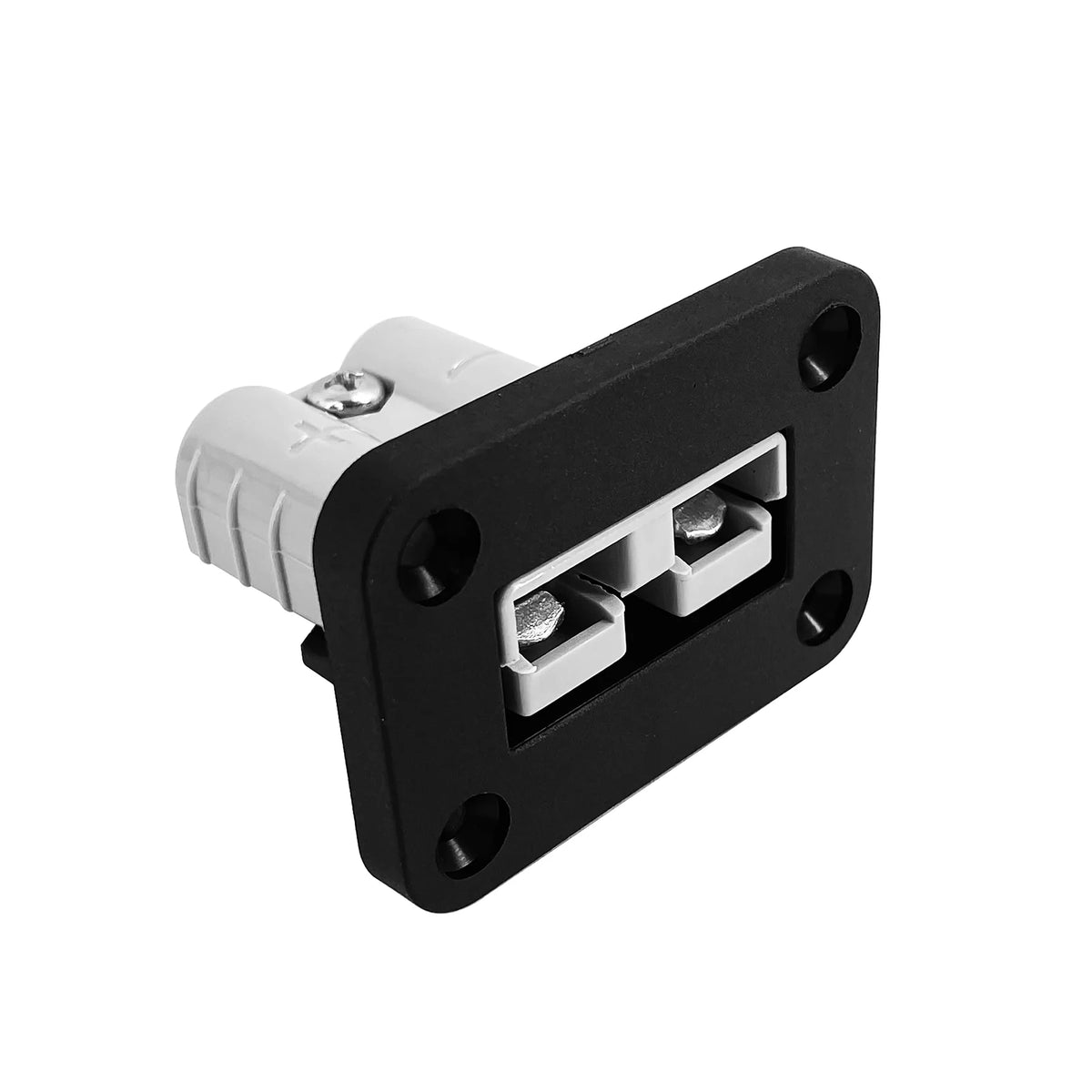 Power Plug for Dual Anderson Plug Flush Mount Panel 50A Battery Power Connector Golf Cart Forklifts Caravans Charging Tool Kit