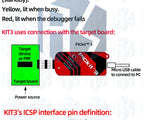 PICKIT3 PICKIT3.5 PICKIT 3 Programmer Offline Programming PIC Microcontroller Chip  +PIC Programmer adapter seat