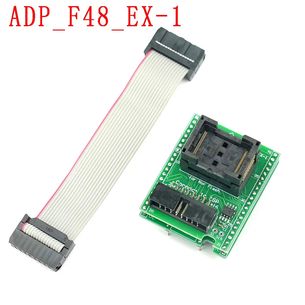 XGECU T48 (TL866-3G) Programmer + 2 Adapter ADP_F48_EX-1/EX-2 Support 31000+ ICs for SPI/Nor/NAND Flash/EMMC BGA/TSOP/SOP/PLCC