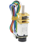 GA12 N20 Encoder DC 6V Mini Micro Metal Gear DC Motor Gearwheel High Torque 15 25 50 70 100 150 300 500 1500RPM 7PPR Hall Sensor