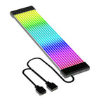 Flexible RGB LED Light Strip Bar ARGB Board Cover For Computer Power Supply ATX 24PIN GPU Video Card Cables And Case