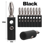 4mm Banana Plugs Stackable Connectors for Speaker Wire 4MM Banana Plug Male Audio Speaker Jack Amplifier Terminal Adapters