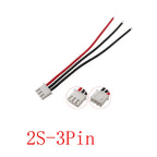 5Pcs JST-XH 2.54mm Pitch 1/2/3/4/5/6/7S Balancer Cable 22AWG Silicone RC Lipo Battery Balancer Charger Plug Wire Connector