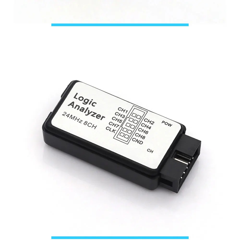 USB Logic Analyzer Microcontroller for ARM FPGA Debugger 8 Channels 24M Samples Set for Digital Electronics Testing ﻿