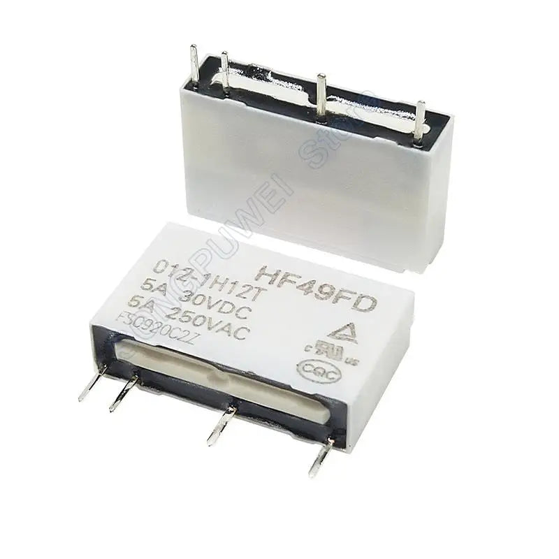 10PCS HF49FD Relays 5V 12V 24V DC HF49FD-005-1H11 HF49FD-012-1H11T HF49FD-024-1H12T F49FD-005 012 024 1H11 1H12 5A 100% Original