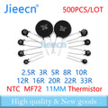 500PCS MF72 11MM NTC Thermistor 3D-11 5D-11 8D-11 10D-11 12D-11 16D-11 20D-11 22D-11 33D-11 2.5R 3R 5R 8R 10R 12R 16R 20R 22R 33