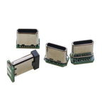 2/5/10/20PCS  USB 3.1 Type C Vertical Patch Board 16pin 4 /2Welding Wire Data Band PCB USB Board Male Head 16P Usb C Connector