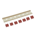 10PCS,Fuse 6.3A 4A 5A 2A 1A 3.15A  250V 392 Square Plastic Fuse T2A LCD TV Power Board Commonly Used Fuses Slow Blow Fuse T3.15A