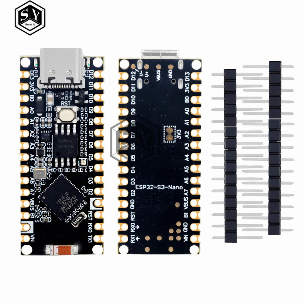 ESP32-S3 NANO WIFI Bluetooth Development Board Type C ESP32-S3-N16R8  N8 Module On-Board Antenna External 16M SPI FLASH 8M PSRAM