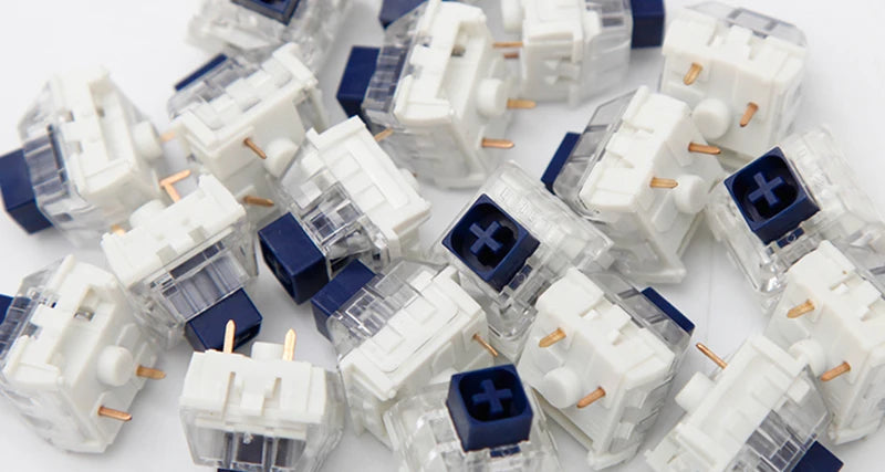 Kailh Box Jade Navy Keyboard Switch Clicky Tactile Switches For DIY Mechanical Keyboard SMD MX 3Pin Switchs Customize Gamer PC