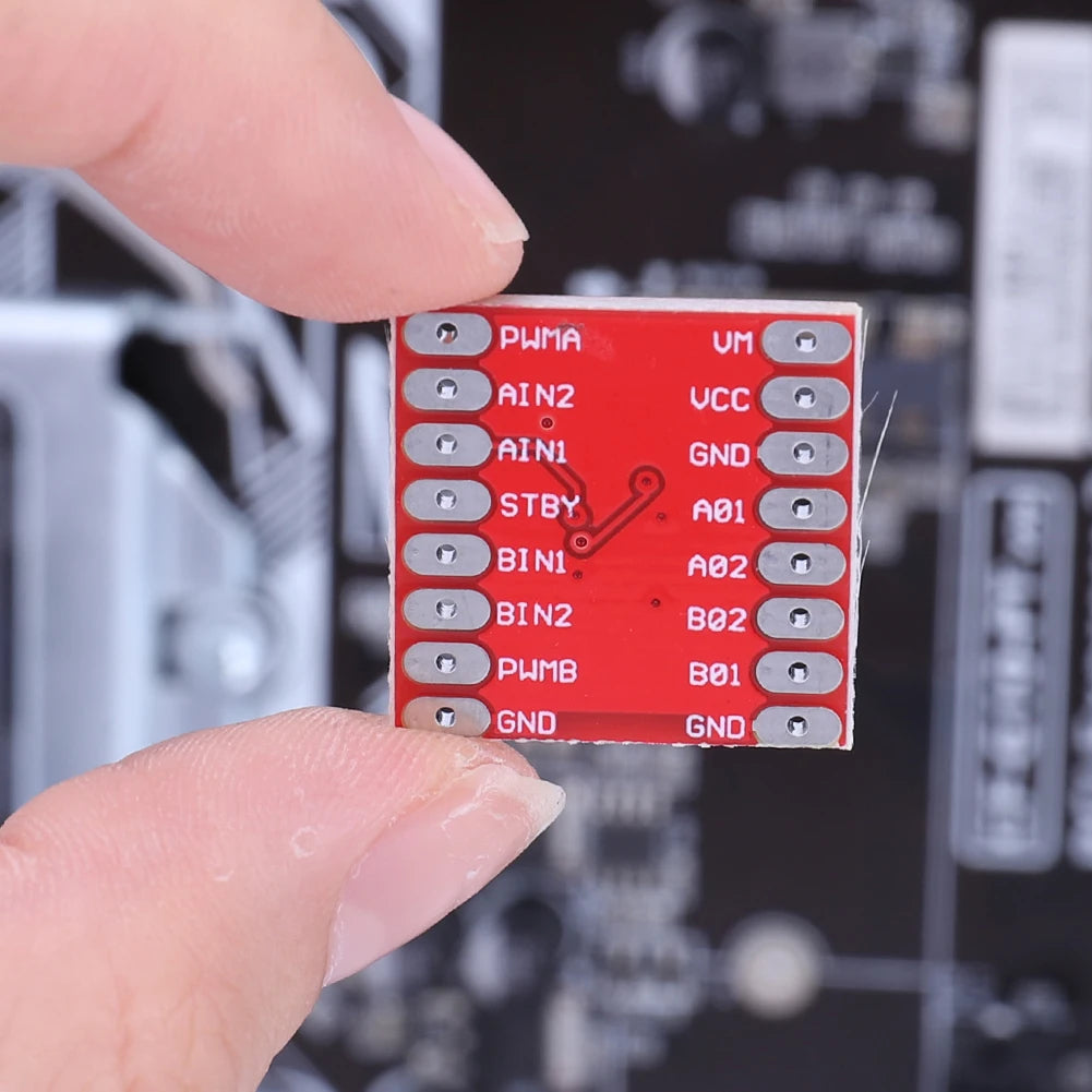 TB6612FNG Stepper Motor Driver Module 1.2A Dual DC Stepper Motor Driver Module 8 Pin for Arduino Microcontroller