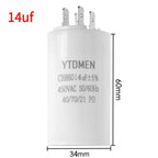 1PCS 450VAC CBB60 Motor Run Capacitors 4pin Dual Insert Starting Capacitor 4UF-60UF for Air Compressor Water Pump 6UF 10UF 50UF