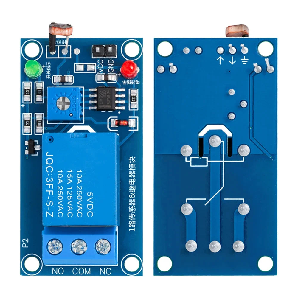 5V  Light Photoswitch Sensor Switch LDR Photoresistor Relay Module Light Detection Photosensitive Sensor Board For Arduino