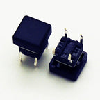 10PCS 6X6X7.3mm 4PIN DIP SMT Momentary Tact Button H=8.7mm With Cap Mini Push Button