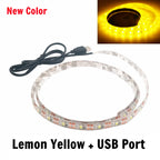 DC 5V USB LED Strips 2835 White Warm White LED Strip Light TV Background Lighting Tape Home Decor Lamp 1M 2M 3M 4M 5M LED Strip
