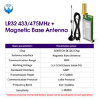 DX-LR32 SX1262 LoRa UART Module AT Command 5KM Range 432-533/850-949MHz No Programming Needed CE FCC Arduino