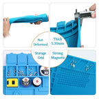 Welding Mat Heat Insulation Working Pad Silicone Soldering Mat Soldering Work Station Pad for Phone Welding Repair Tool
