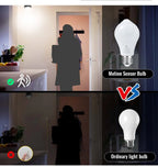 4PCS 20W 18W 15W 12W 9W 6WLampada LED E27 Radar Motion Sensor Light Bulb 189-265V Infrared Detection Smart Lamp Working in Night