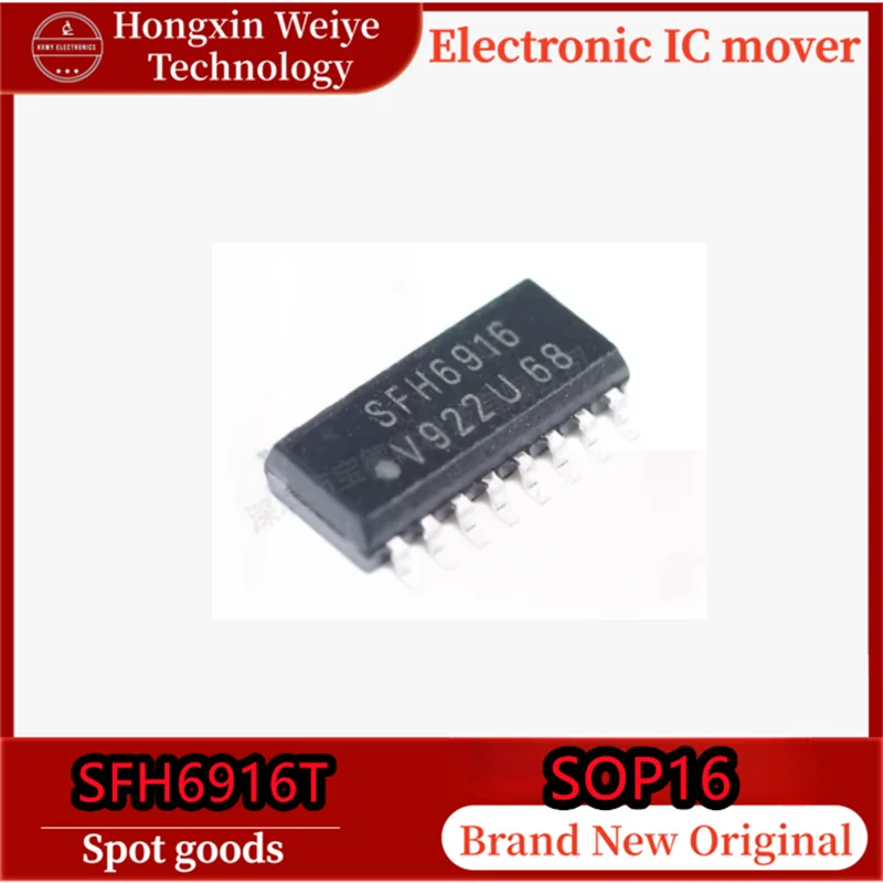 (10/100 Pieces) SFH6916T SFH6916 Optocoupler Isolator Opto-output SOP16 Brand New Original Fast Shipping