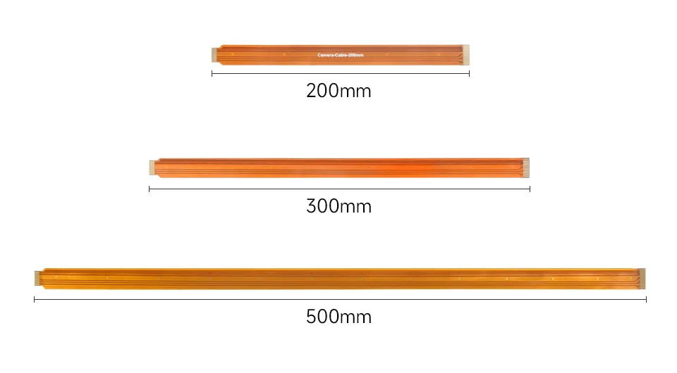 Raspberry Pi 5 CSI Camera FPC Flexible Cable 22Pin To 15Pin, Options 200/300/500mm