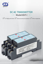 BST-I AC Current Transducer 0-1A 5A 10A to 4-20mA 0-10V Output Voltage Signal Converter