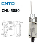 CNTD Vertical Travel Limit Switch 10A 250V CHL‑5000 CHL‑5030 CHL‑5050 CHL‑5200 CHL‑5220 CHL‑5300 Micro Switch IP65 Waterproof