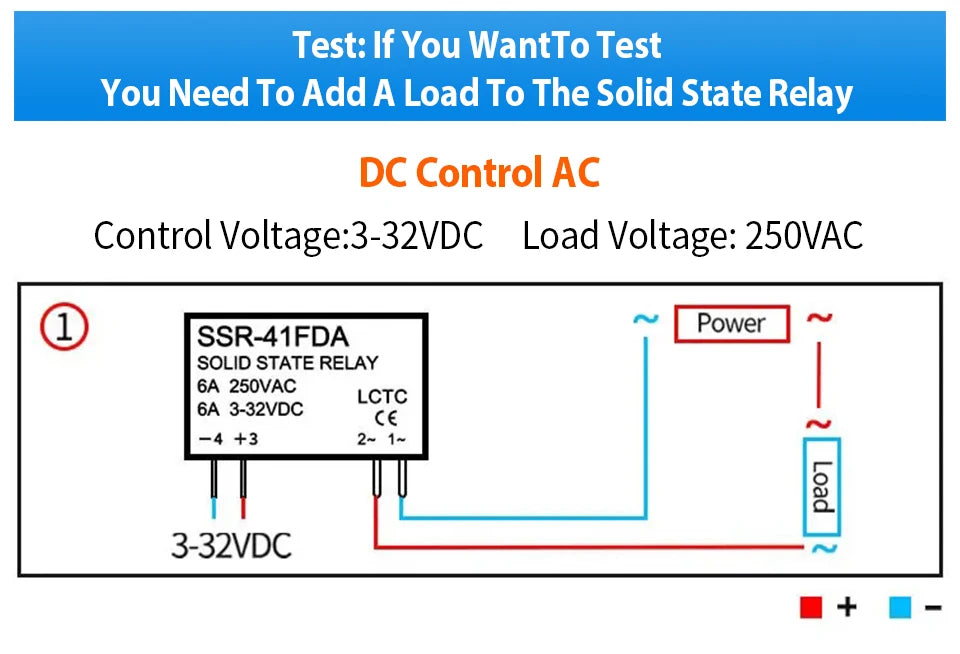 OMCH SSR-41FDA SSR-41FDD Slim Relay 250VAC 3-32VDC 6A Non-contact Din Rail Relay DC-AC DC-DC SSR Solid State Relay Module
