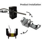 High Frequency 50mm Sensor 100/5 Ratio 1000:1 Split Core Current Transformer CT DC 600/5 AC Clamp 220v/240v Input