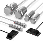 GTRIC M18 Capacitive Proximity Sensor 10-30V DC 3 Wires NPN PNP NO NC Flush Non-Flush Non-Metal Sensing Switch With 2m Cable