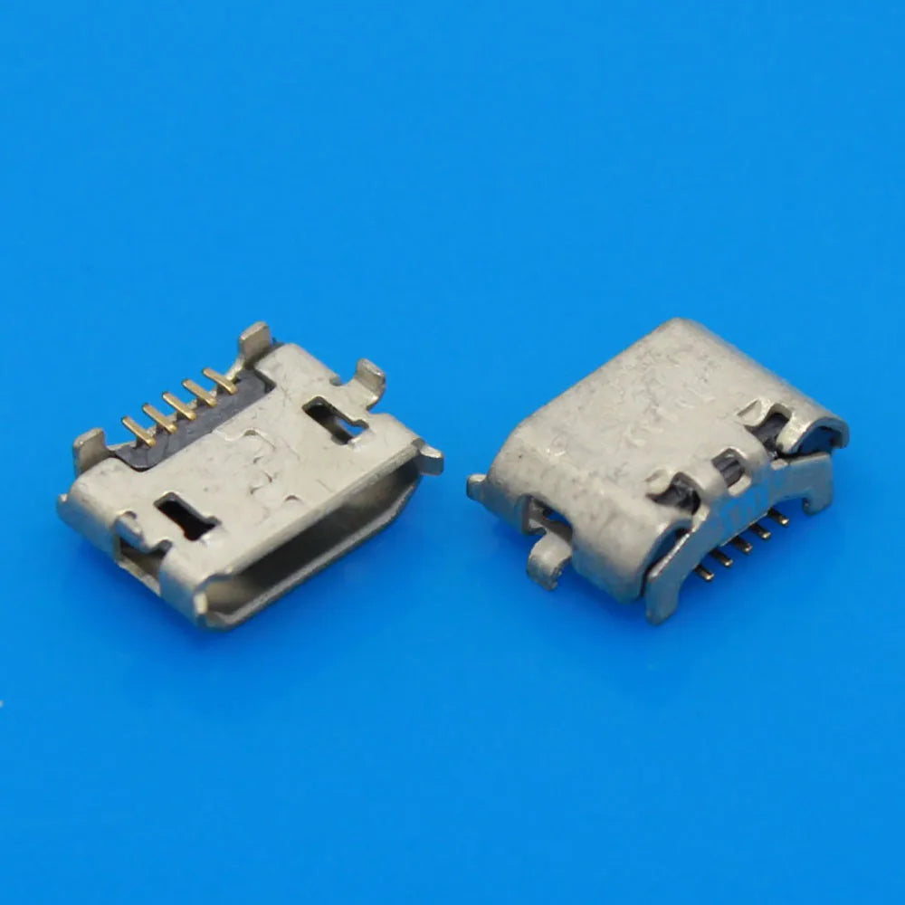 100models Micro USB Connector Mini Jack Socket Power Charging Port Replacement 5 Pin 5pin Tail For Samsung Huawei Lenovo ZTE HTC