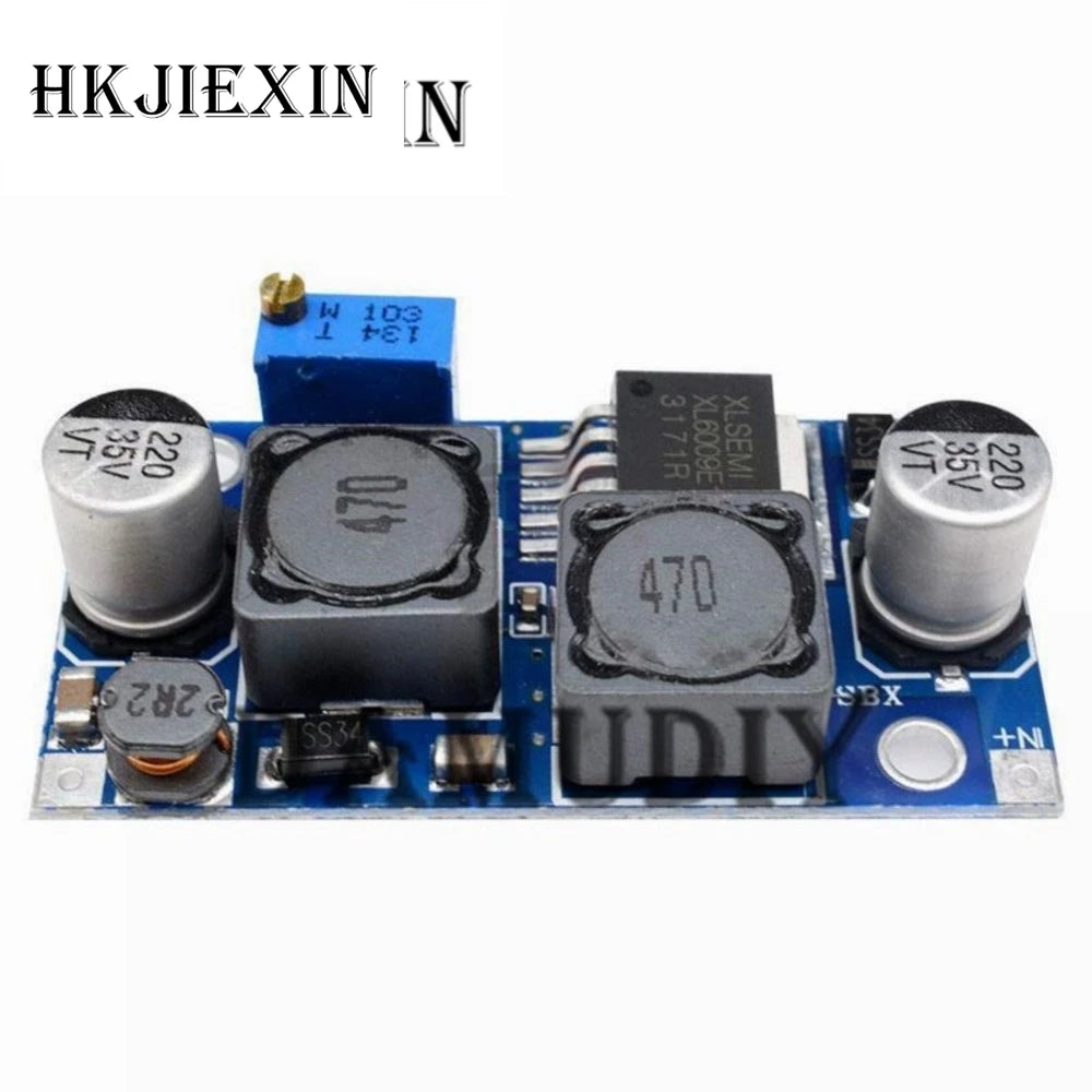 JX 10pcs/5pcs XL6009 Boost Buck DC-DC adjustable step up down Converter XL6009 Module Solar Voltage