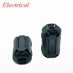 5MM 6.5MM 8MM 10MM 13MM 15MM Inner Bore EMI Filter Ferrite Bead Clip Cable Wire Noise Cancel Ferrite Ring Black/Grey