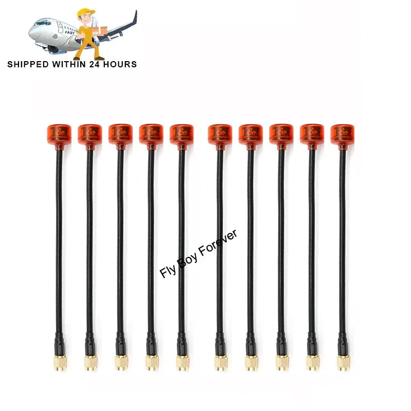 Rush Cherry FPV 5.8G Antenna LHCP RHCP SMA MMCX UFL  long range Racing Antenna Connector Adapter For FPV Quadcopter Racing Drone