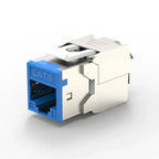 CAT6A Cat6 6 6A RJ45 Connector 6PCS Female Keystone Jack Toolless Module Plug For Networking Patch Panel Consumer Electronics