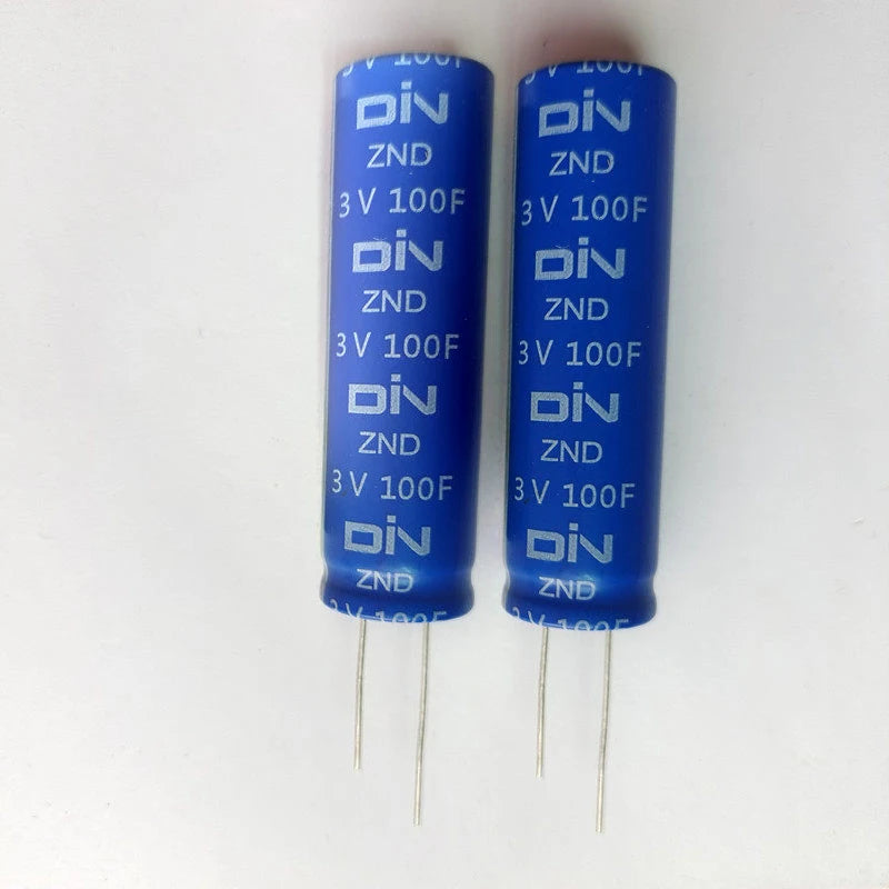 (2PCS)3V 1F 3F 3.3V 5F 10F 15F 20F 25F 30F 40F 70F 100F Supercapacitor /Super Faraday capacitor